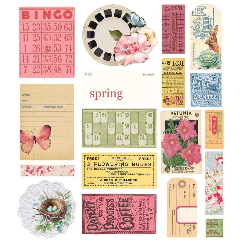 Simple Stories Vintage Spring Garden Ephemera 21727 Detailed Product View