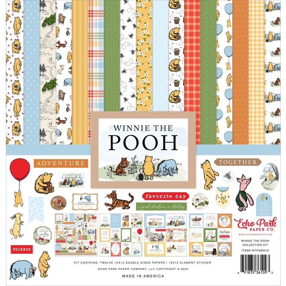 Echo Park Winnie The Pooh 12 x 12 Collection Kit wtp363016