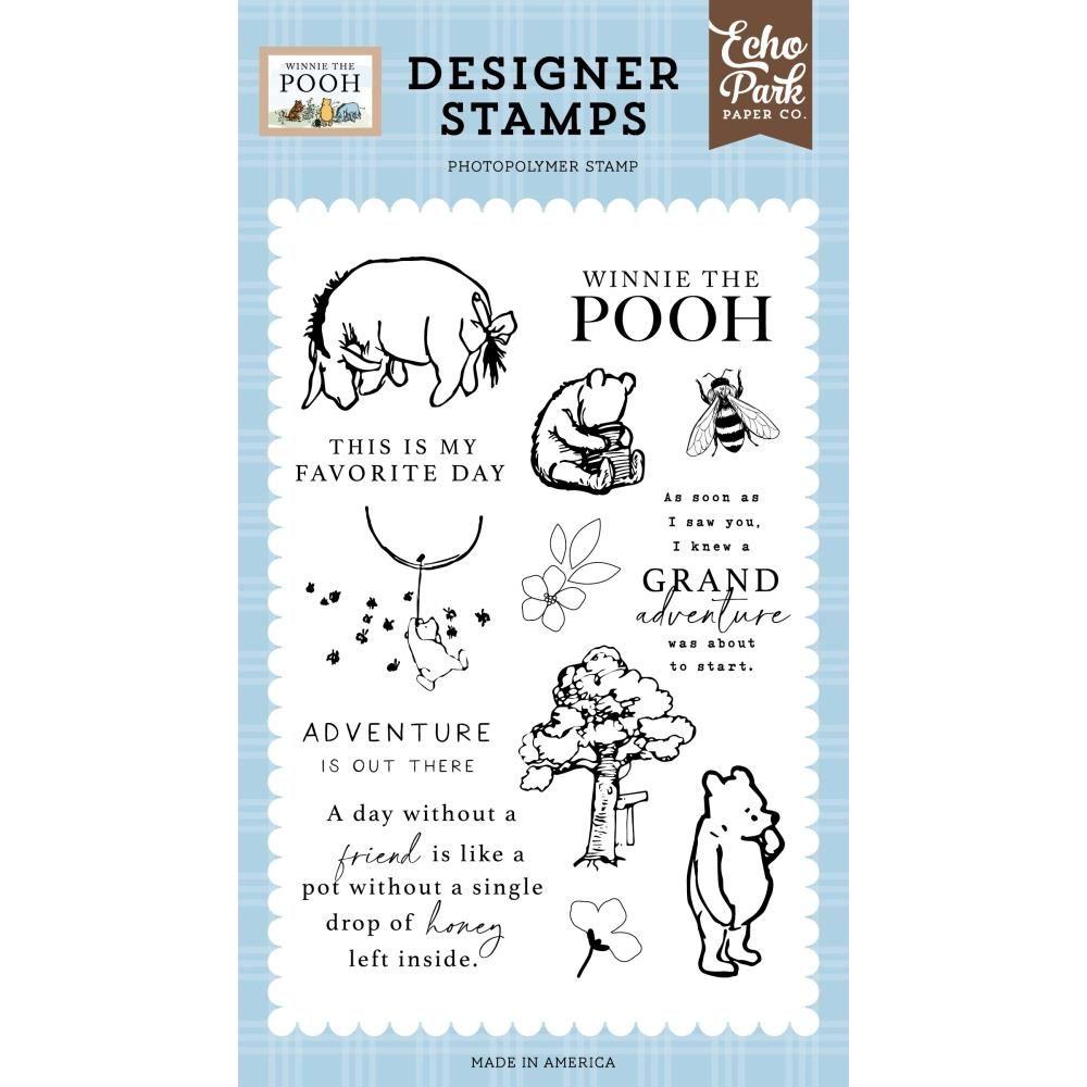 Echo Park Winnie The Pooh Clear Stamps wtp363040