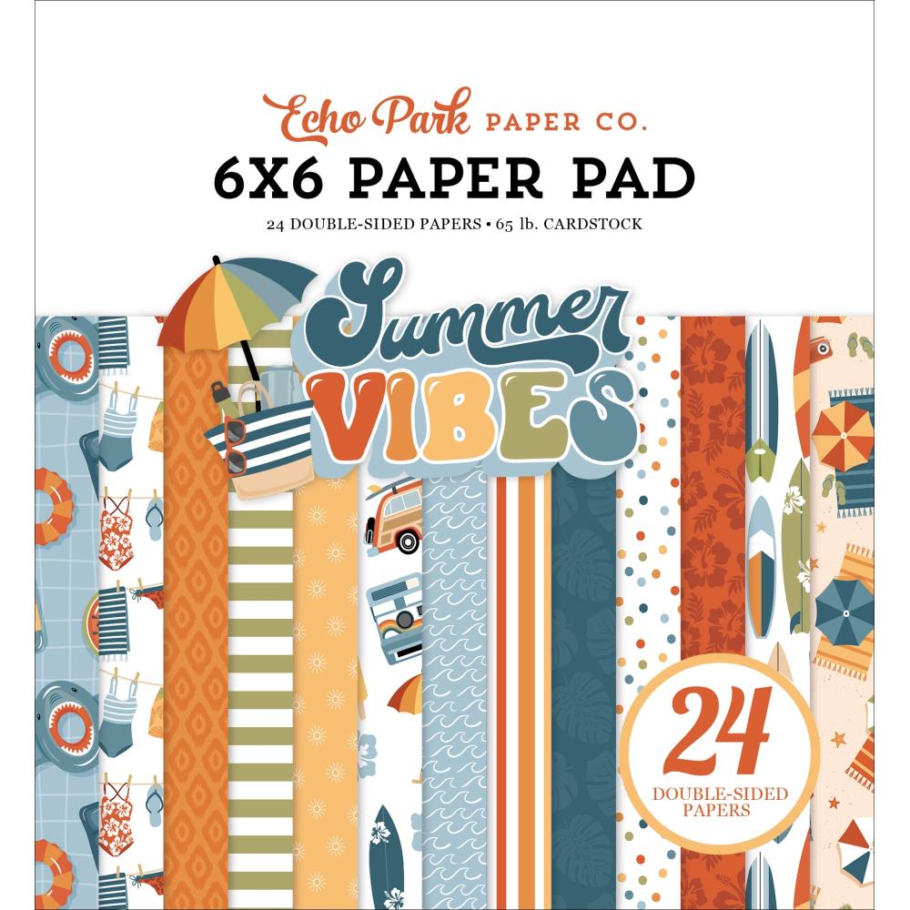 Echo Park Summer Vibes 6 x 6 Paper Pad sv365023