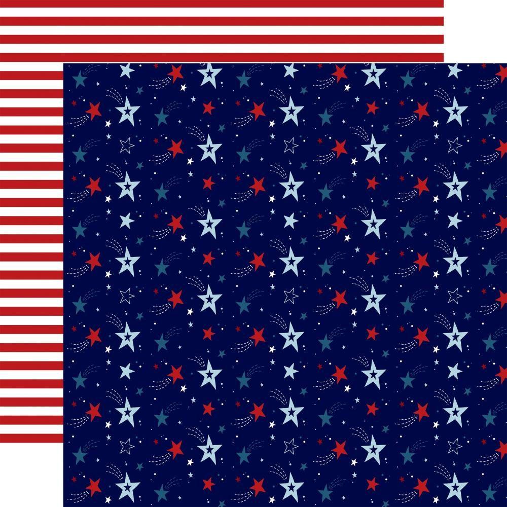 Echo Park Stars And Stripes Forever 12 x 12 Collection Kit ssf369016 Shooting Stars