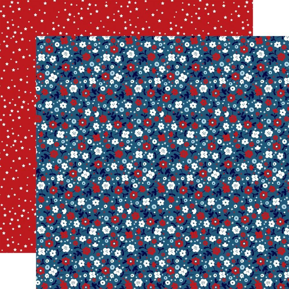 Echo Park Stars And Stripes Forever 12 x 12 Collection Kit ssf369016 Flowers For The Fourth