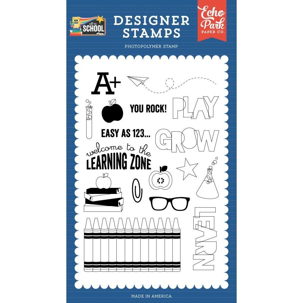 Echo Park Learning Zone Clear Stamp Set ots370041