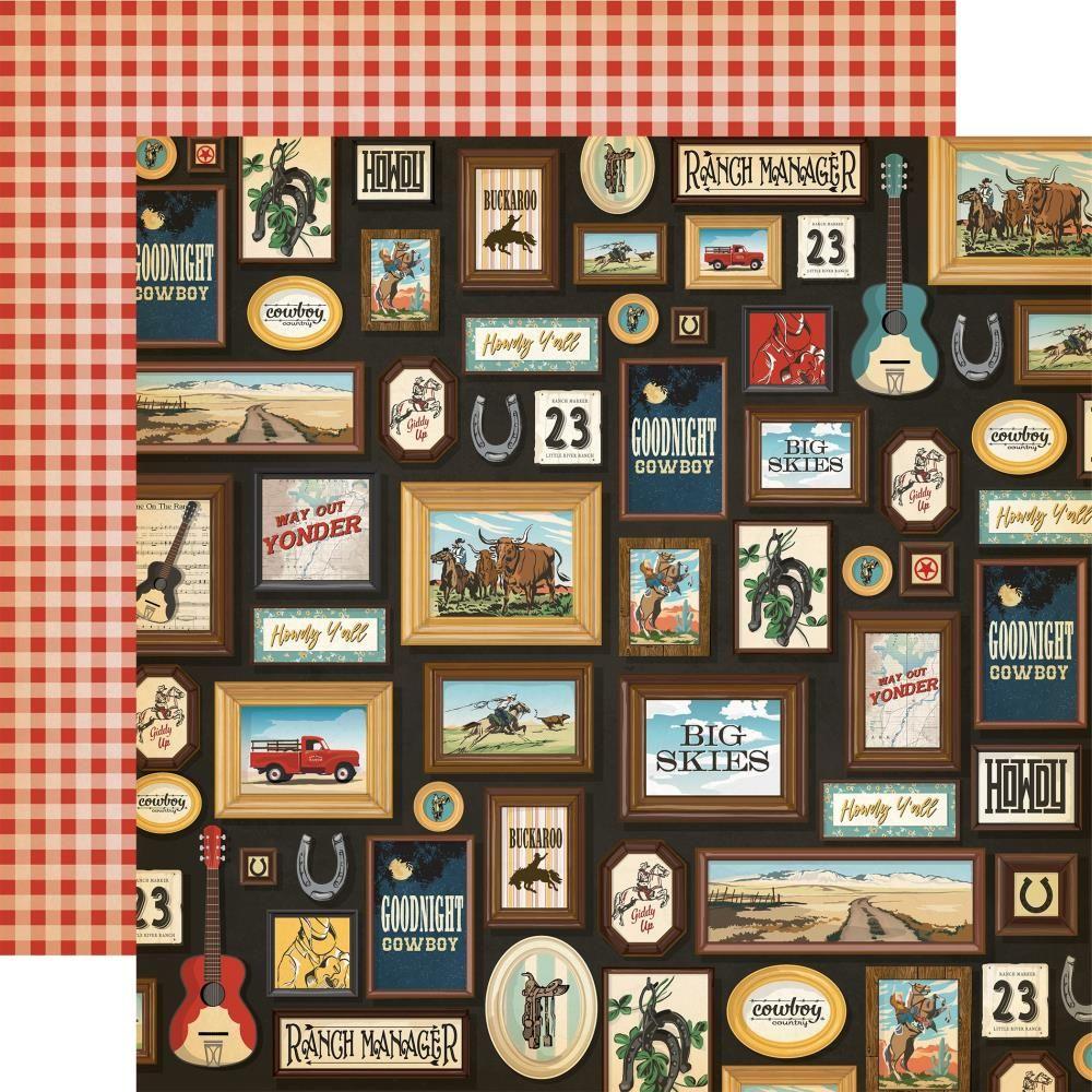 Carta Bella Cowboys 12 x 12 Collection Kit cbcbs371016 Ranch Frames