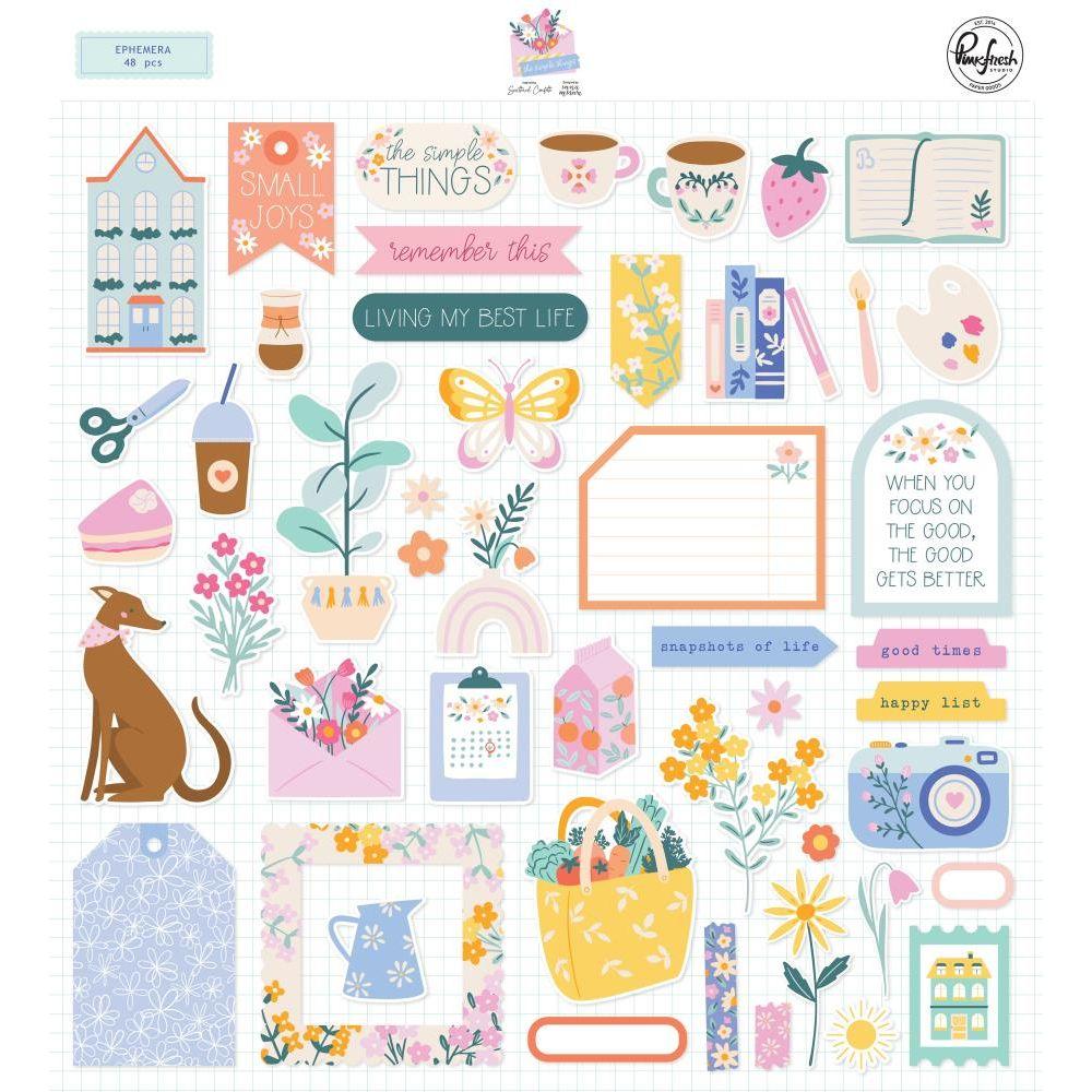 Pinkfresh Studio The Simple Things Ephemera Pack 225124