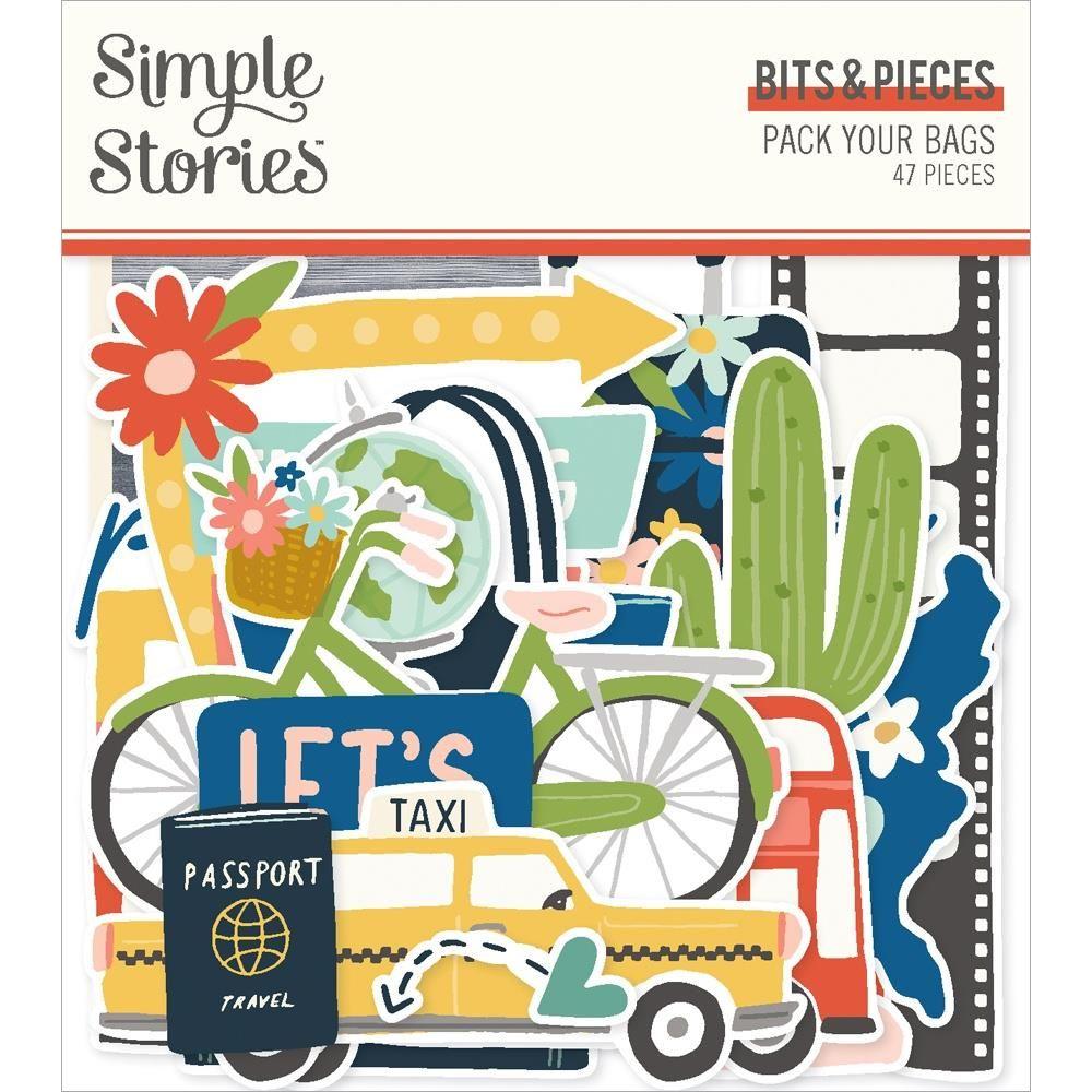 Simple Stories Pack Your Bags Bits And Pieces 22118