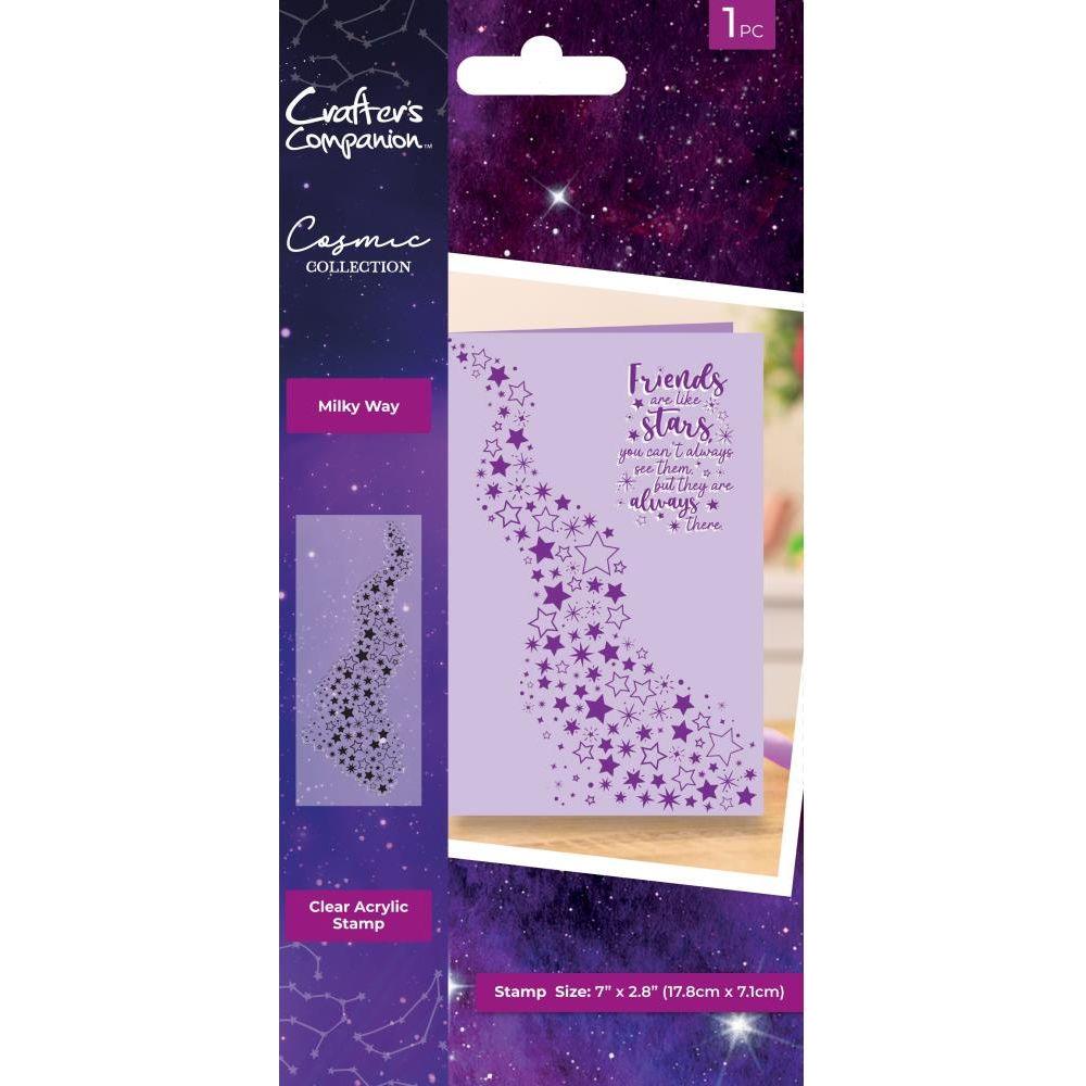 Crafter's Companion Milky Way Clear Stamp cos-ca-st-miwa