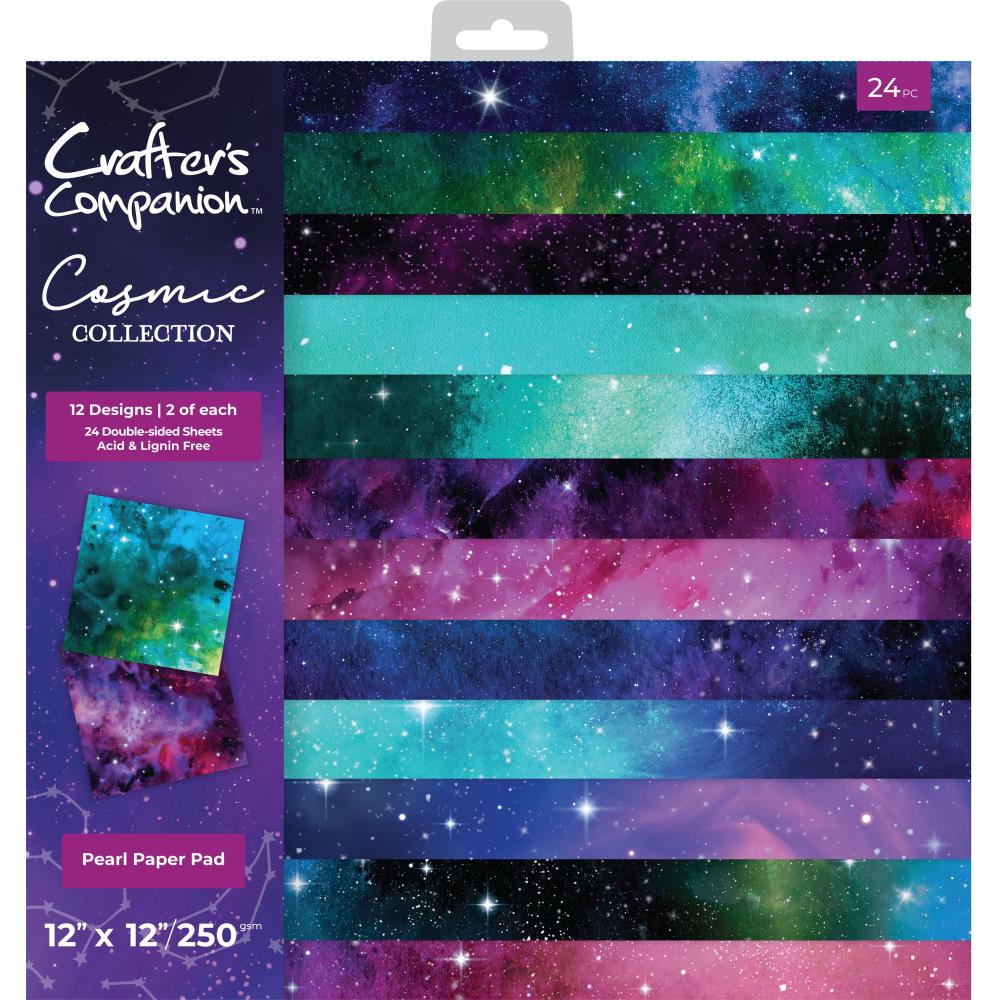 Crafter's Companion Cosmic 12 x 12 Paper Pad cos-pad12