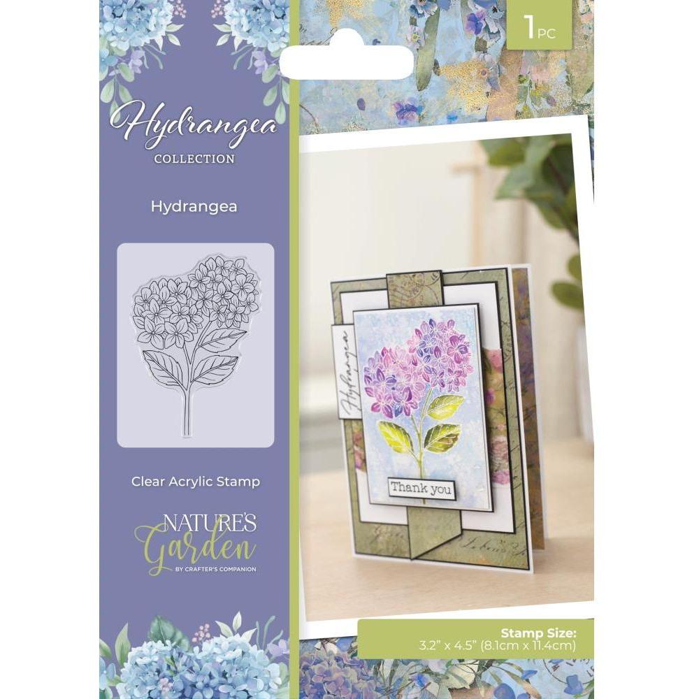 Crafter's Companion Hydrangea Clear Stamp ng-hy-ca-st-hyd