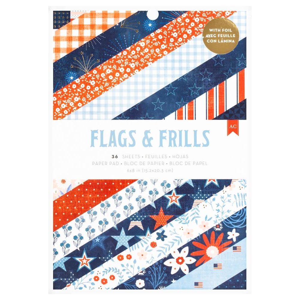 American Crafts Flags And Frills 6 x 8 Paper Pad 34030312