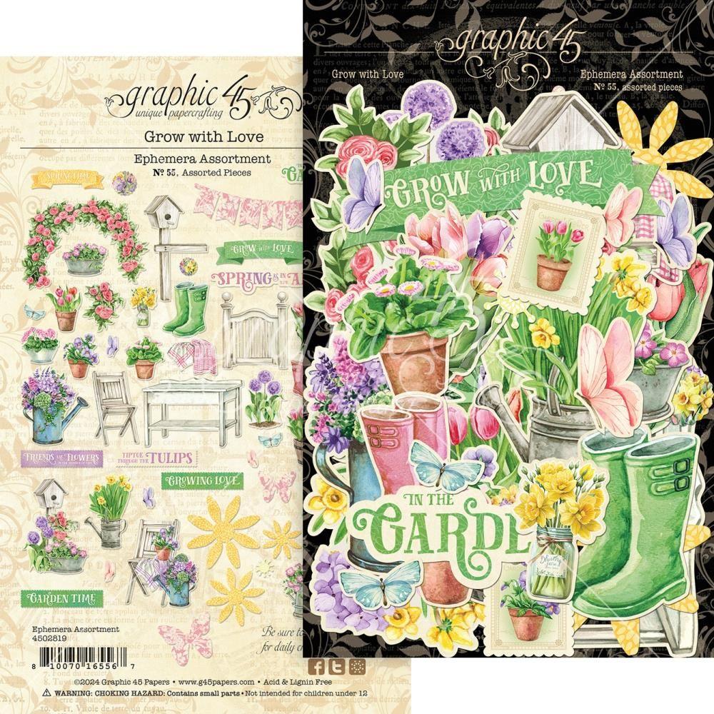 Graphic 45 Grow With Love Ephemera Assortment g4502819