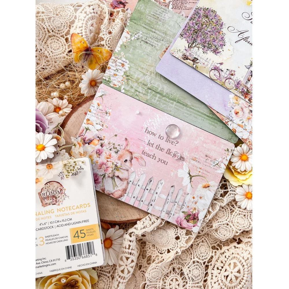 Prima Marketing In Full Bloom 4 x 6 Journaling Cards 668518 Product View