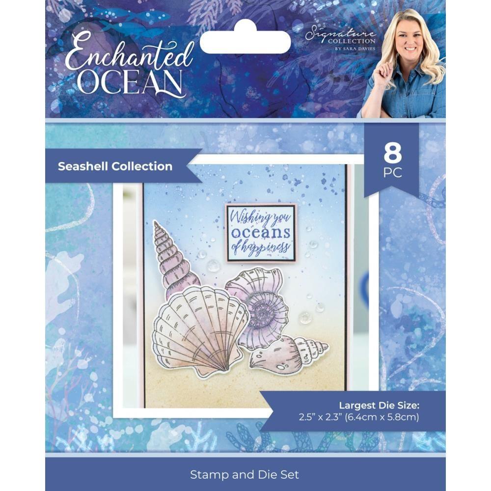 Crafter's Companion Seashell Collection Stamp And Die s-eo-std-sesh