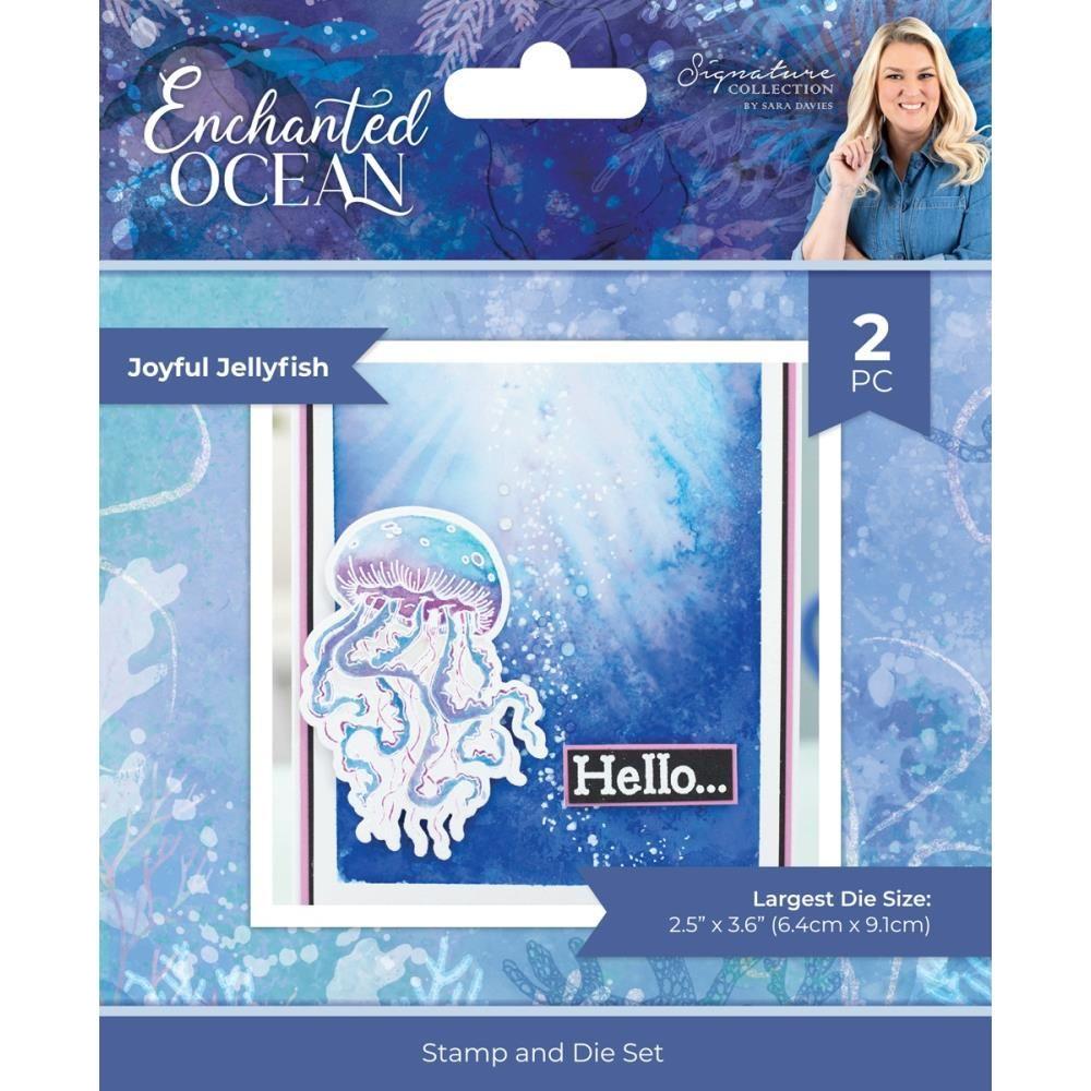 Crafter's Companion Joyful Jellyfish Stamp And Die s-eo-std-jojf