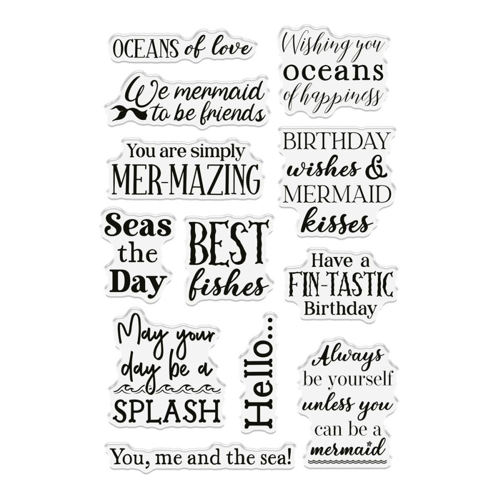 Crafter's Companion Best Fishes 4 x 6 Clear Stamps s-eo-ca-st-befi Sentiment View