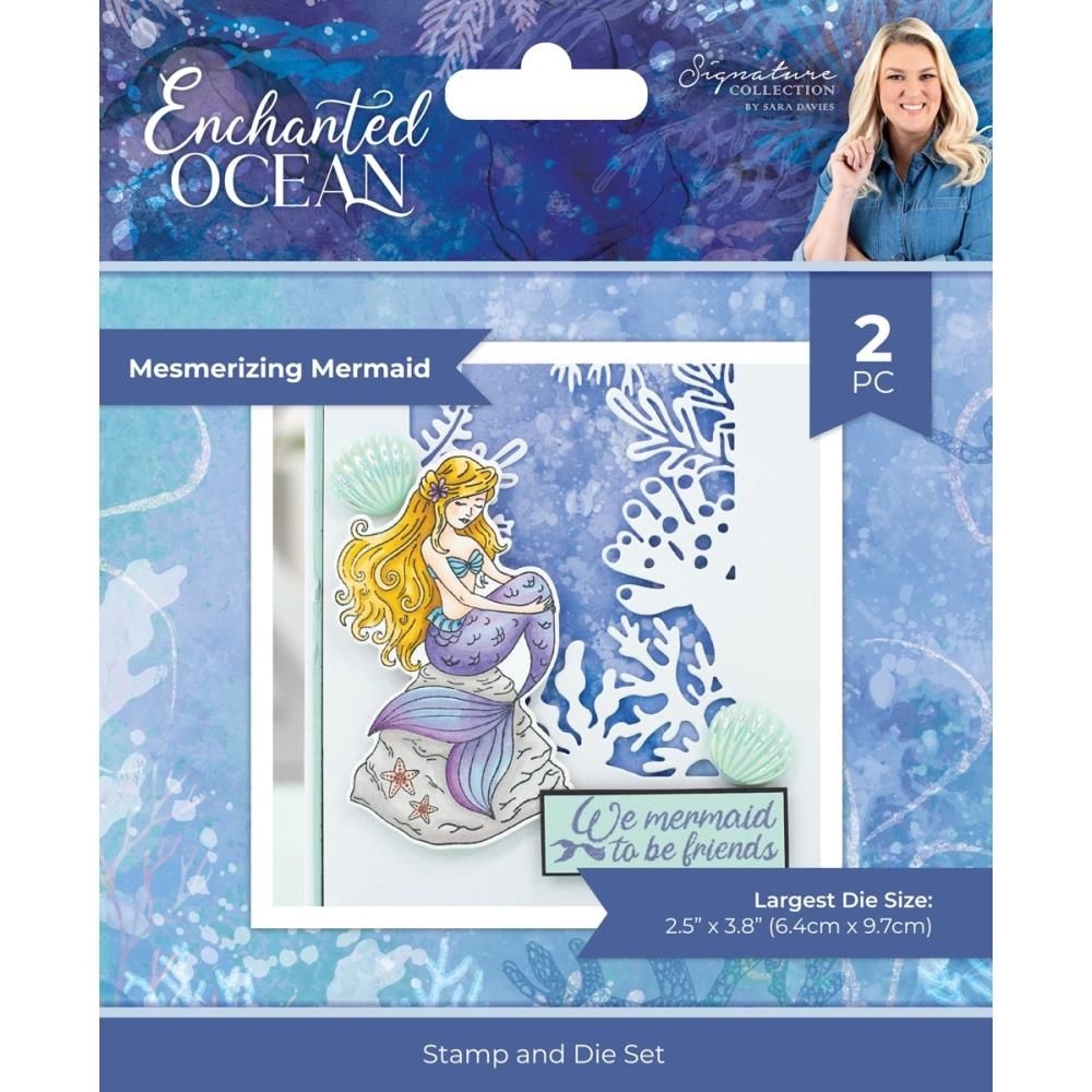 Crafter's Companion Mesmerizing Mermaid Stamp And Die s-eo-std-meme