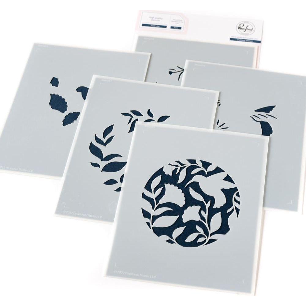 Pinkfresh Studio Pure Joy Stencil Set 189623