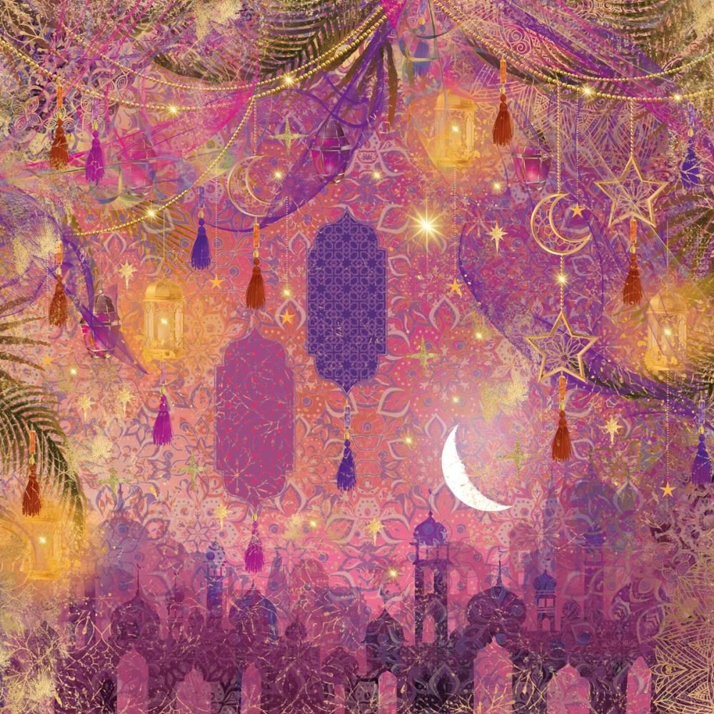 Crafter's Companion Arabian Nights 12 x 12 Paper Pack an-pad12 Mystical Evenings