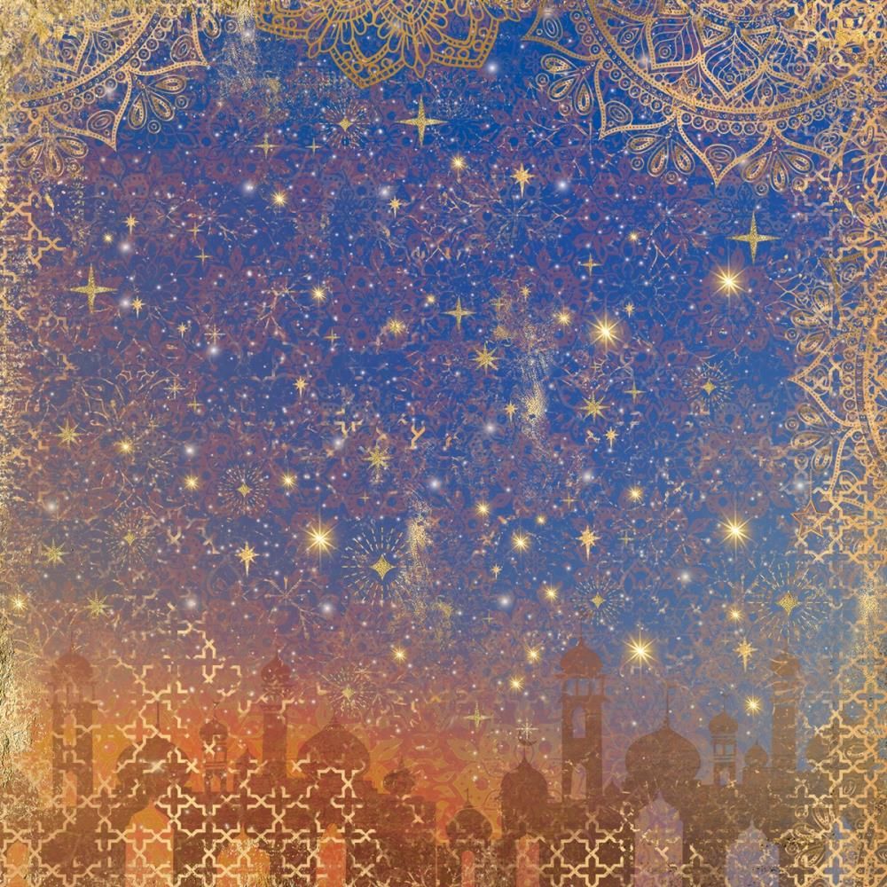 Crafter's Companion Arabian Nights 12 x 12 Paper Pack an-pad12 Traditional Middle East Sky