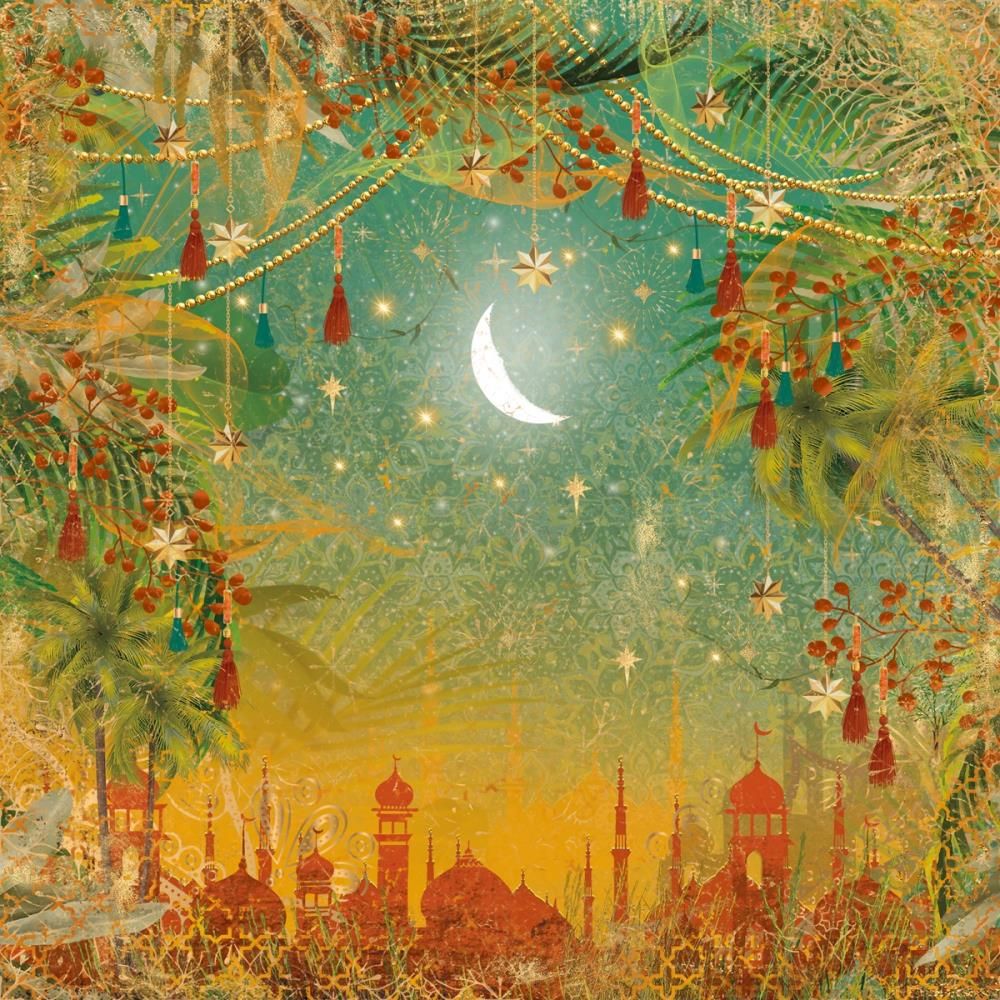 Crafter's Companion Arabian Nights 12 x 12 Paper Pack an-pad12 Mystical Desert Patterns