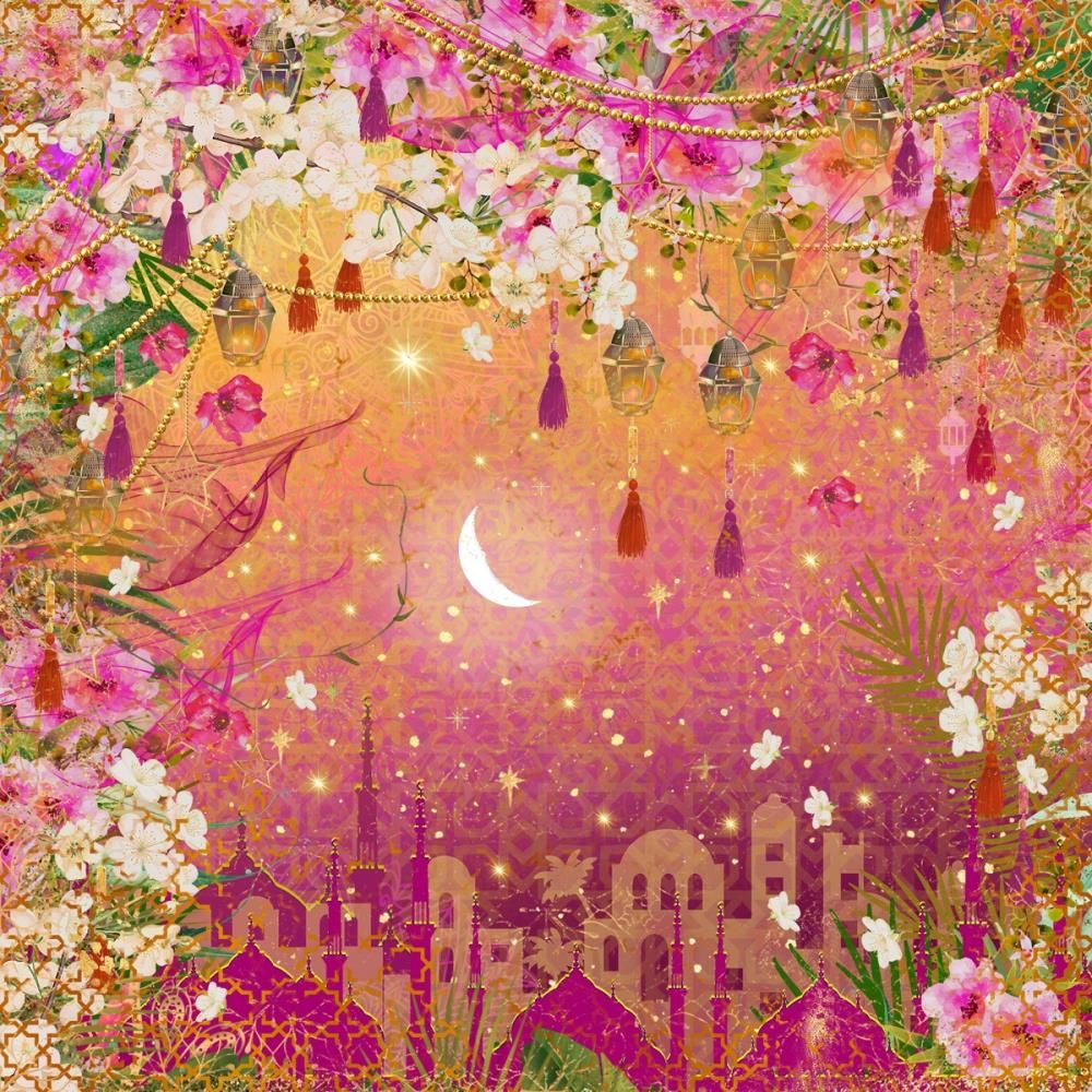 Crafter's Companion Arabian Nights 12 x 12 Paper Pack an-pad12 Sandstone Color Palette