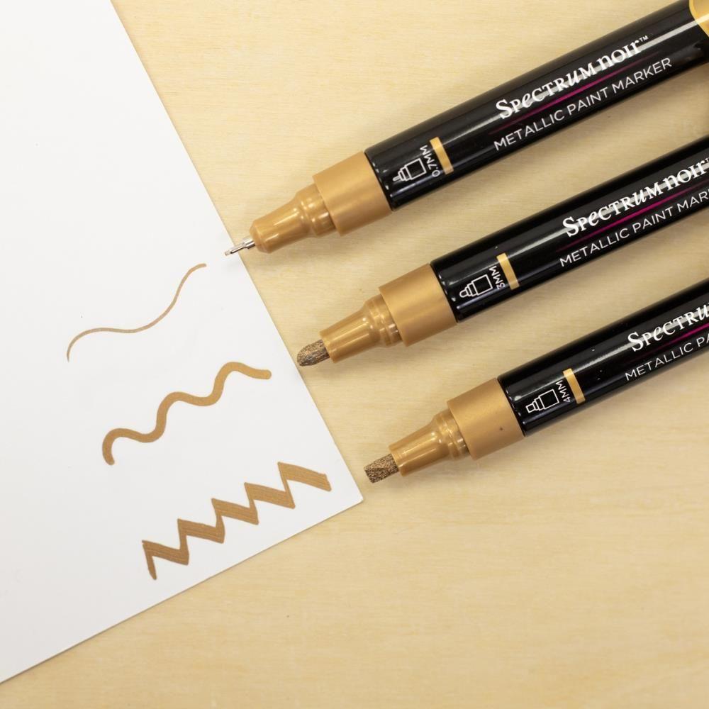 Spectrum Noir Autumn Bronze Metallic Paint Markers 3 Pack sn-mtpm-aut3 Detailed Product View