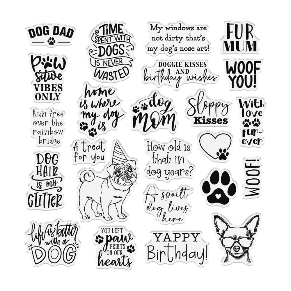 Crafter's Companion Top Dog Clear Stamps cc-pr-ca-st-tpdg Detailed Product View