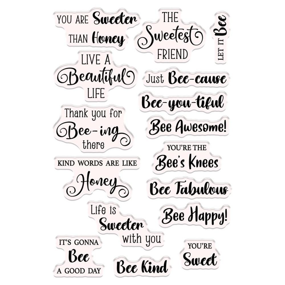 Crafter's Companion Sweet Sentiments Clear Stamps ng-hs-ca-st-swse Encouraging Sentiments