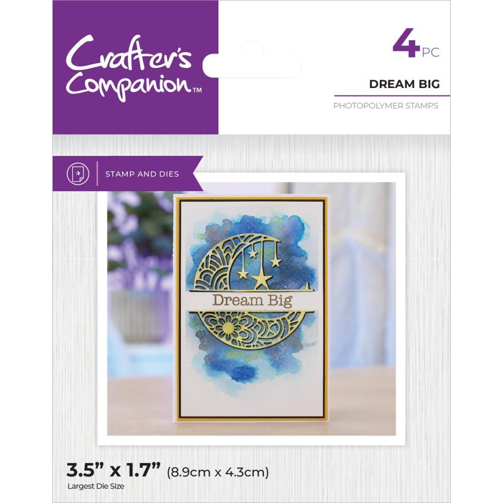 Crafter's Companion Dream Big Stamp And Die Set cc-std-drbi