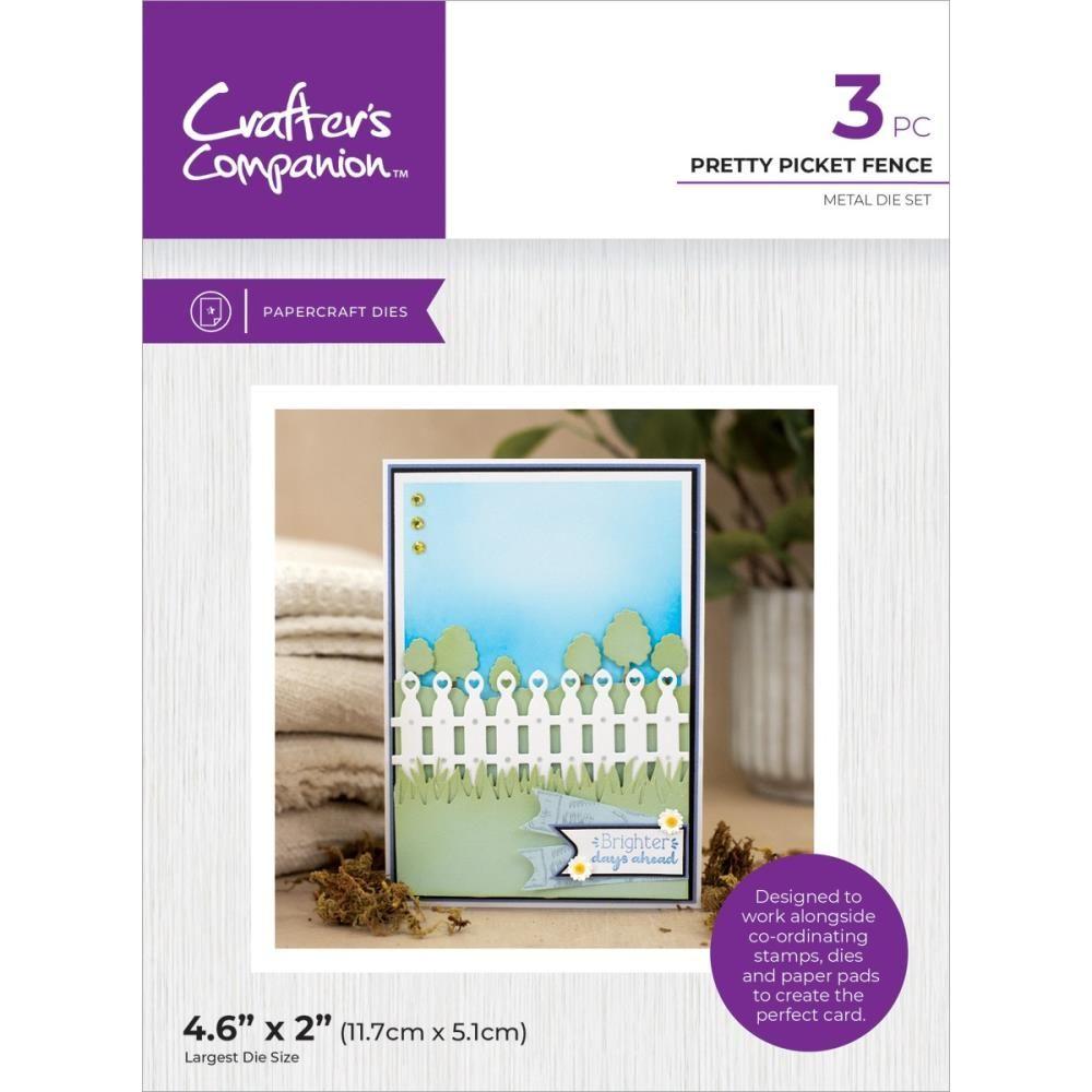 Crafter's Companion Pretty Picket Fence Dies cc-gc-md-prpf