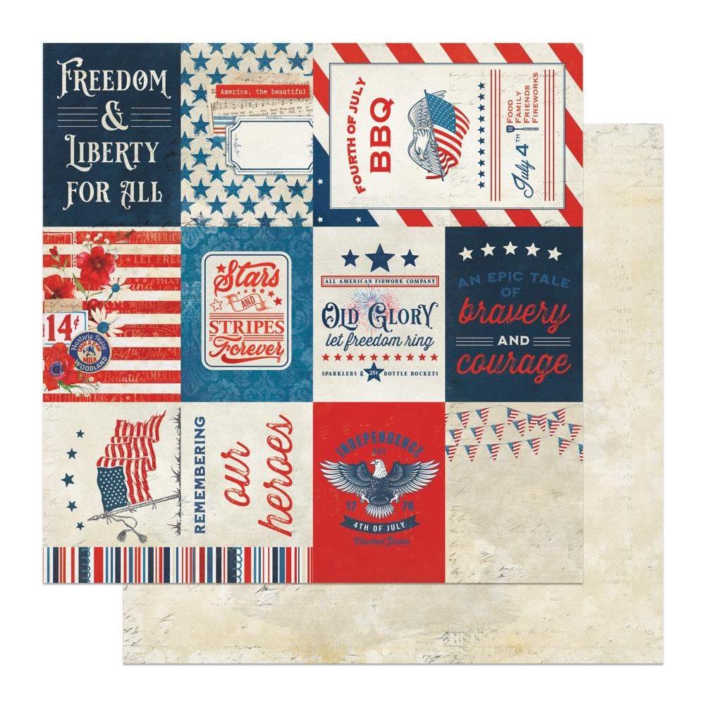 PhotoPlay With Liberty 12 x 12 Collection Kit wil4518 Old Glory