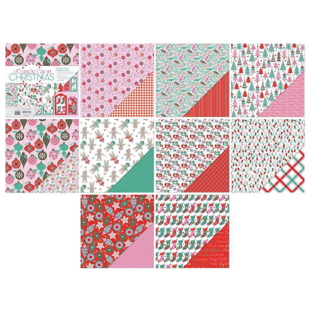 Tonic A Candy Cane Christmas 12 x 12 Paper Pad 5535e Alternate Images