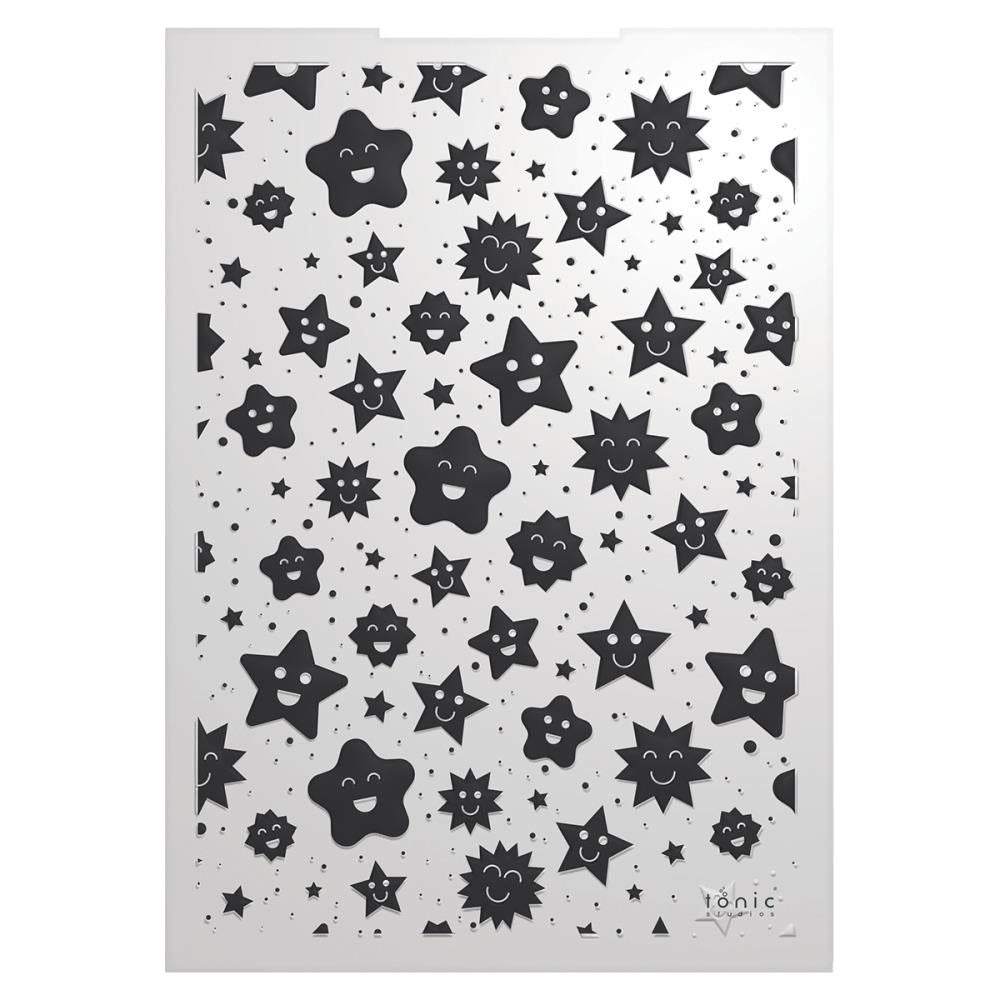 Tonic Cutesy Stars 3D Embossing Folder 5556e Detailed View