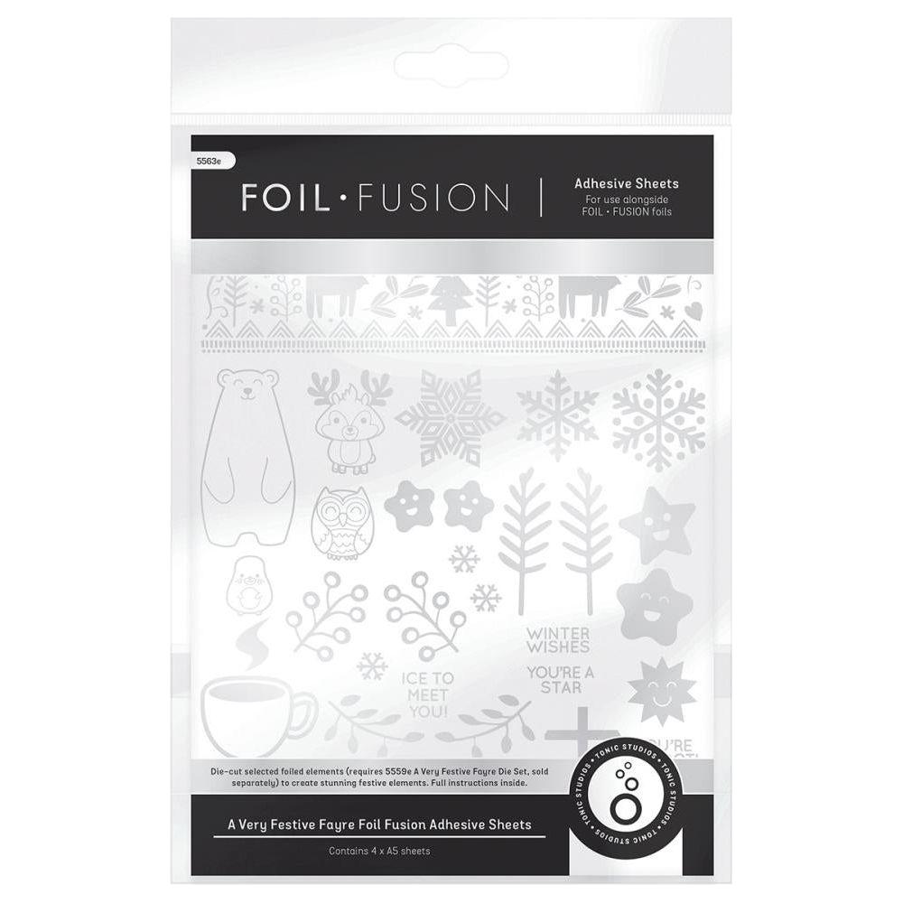 Tonic A Very Festive Fayre Foil Fusion Adhesive Sheets 5563e