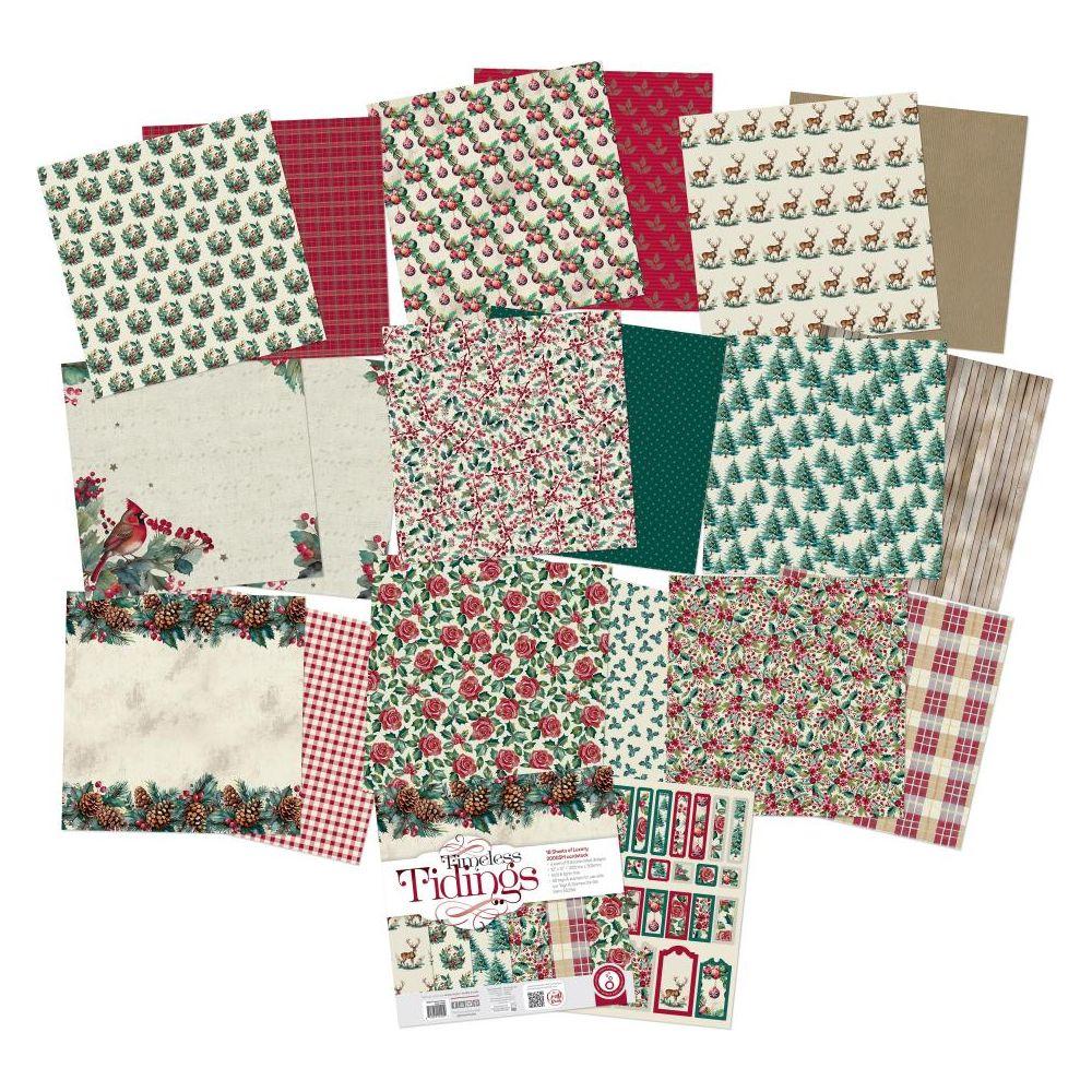 Tonic Timeless Tidings 12 x 12 Paper Pad 5525e Christmas Designs