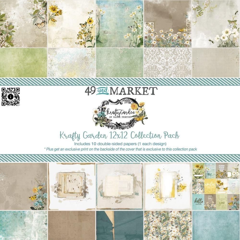 49 and Market Krafty Garden 12x12 inch Paper Pack kg-26375