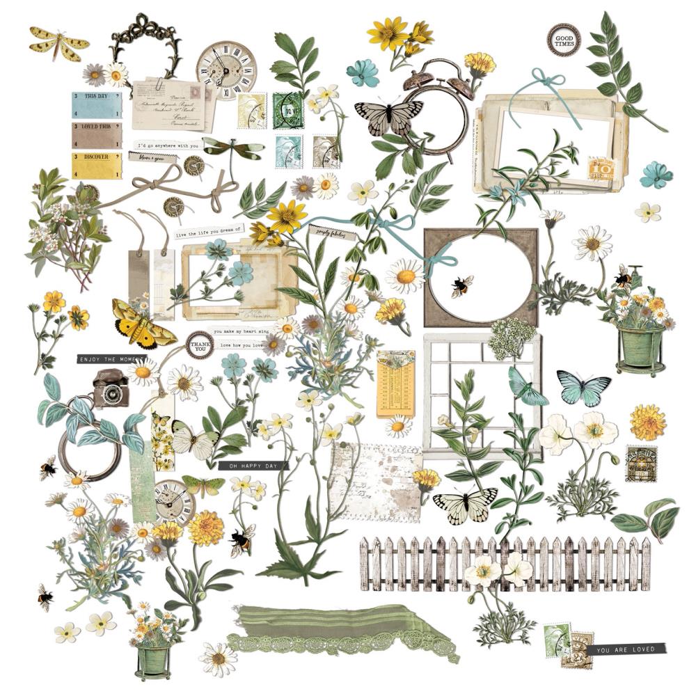 49 and Market Krafty Garden Mini Laser Cut Outs Elements kg-26641 product image