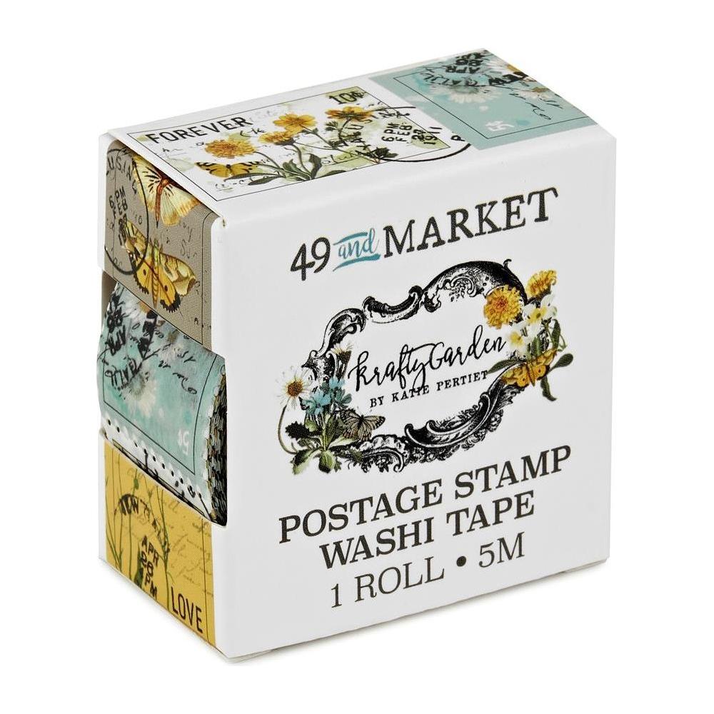 49 and Market Krafty Garden Postage Washi Tape Roll kg-26726