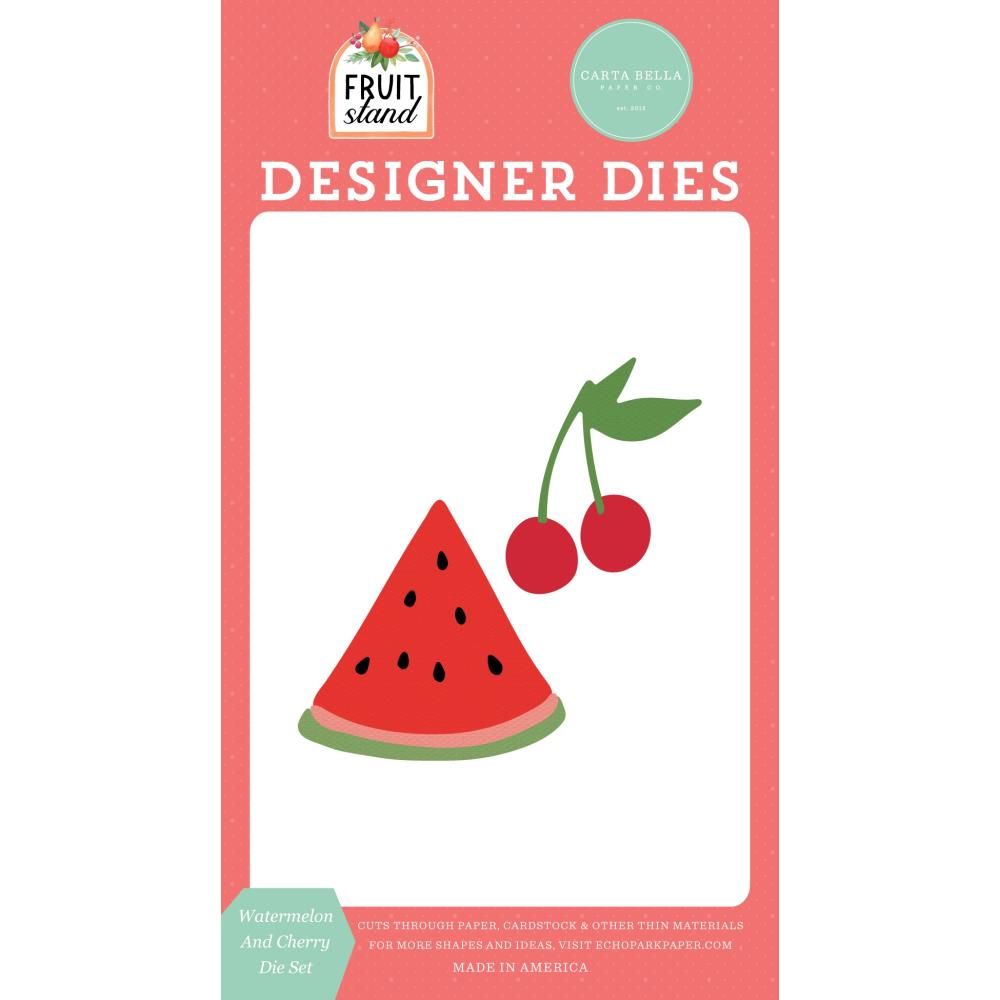 Carta Bella Watermelon And Cherry Dies cbfst379042