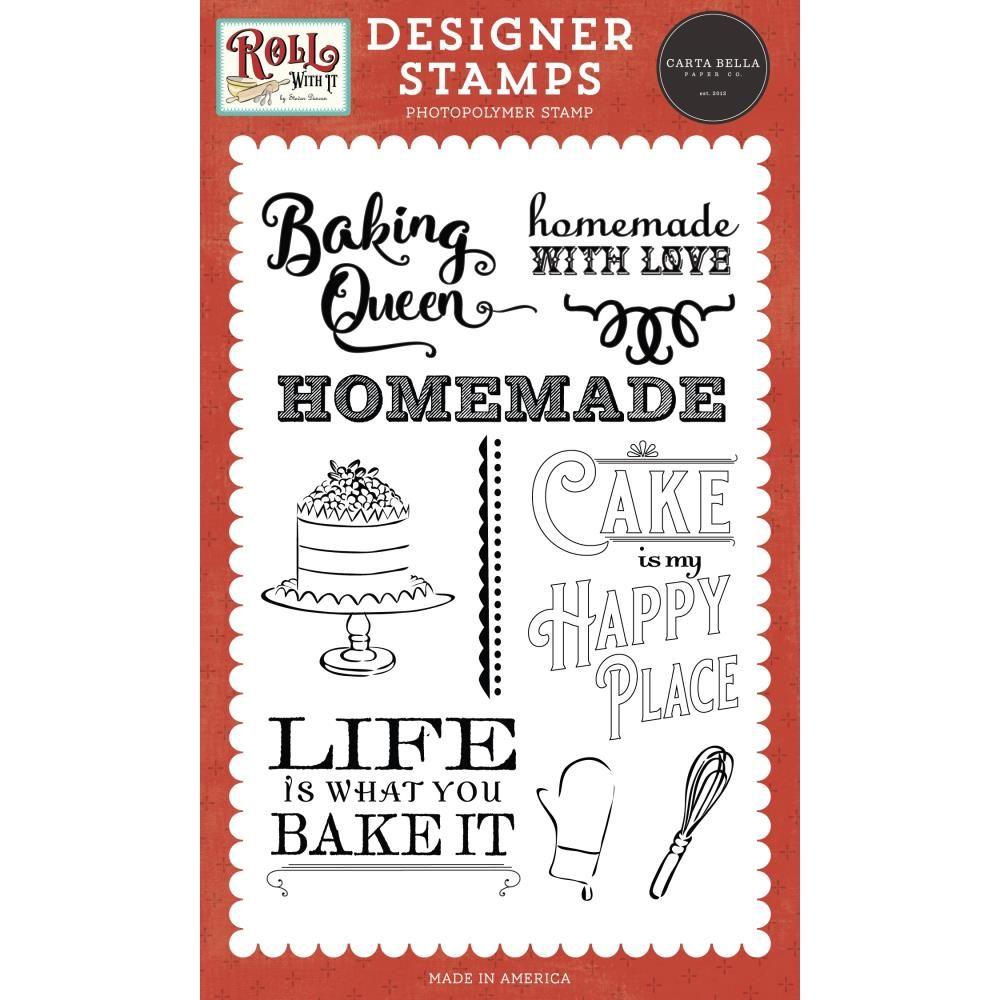 Carta Bella Cake Is My Happy Place Clear Stamps cbr378044