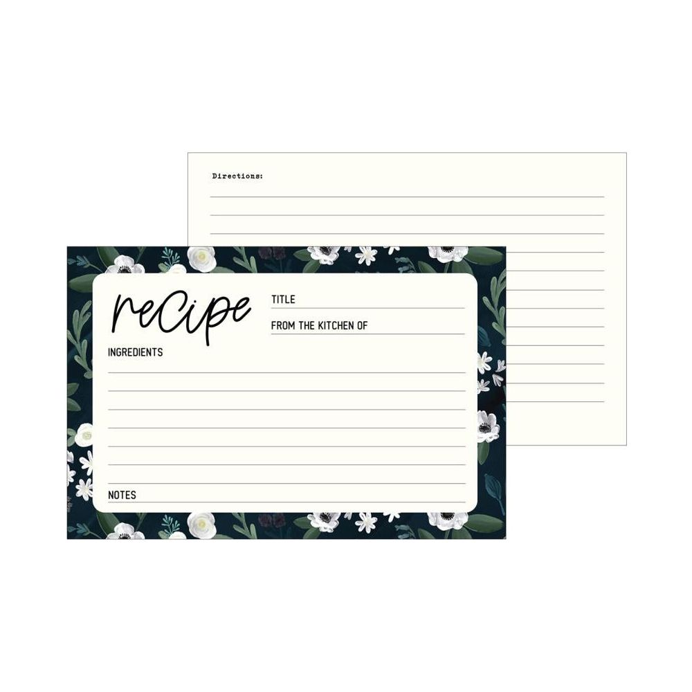 Carta Bella Home Again Recipe Cards rc104 Baking Notes