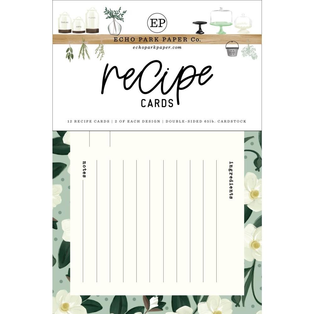 Carta Bella Home Again Recipe Cards rc104