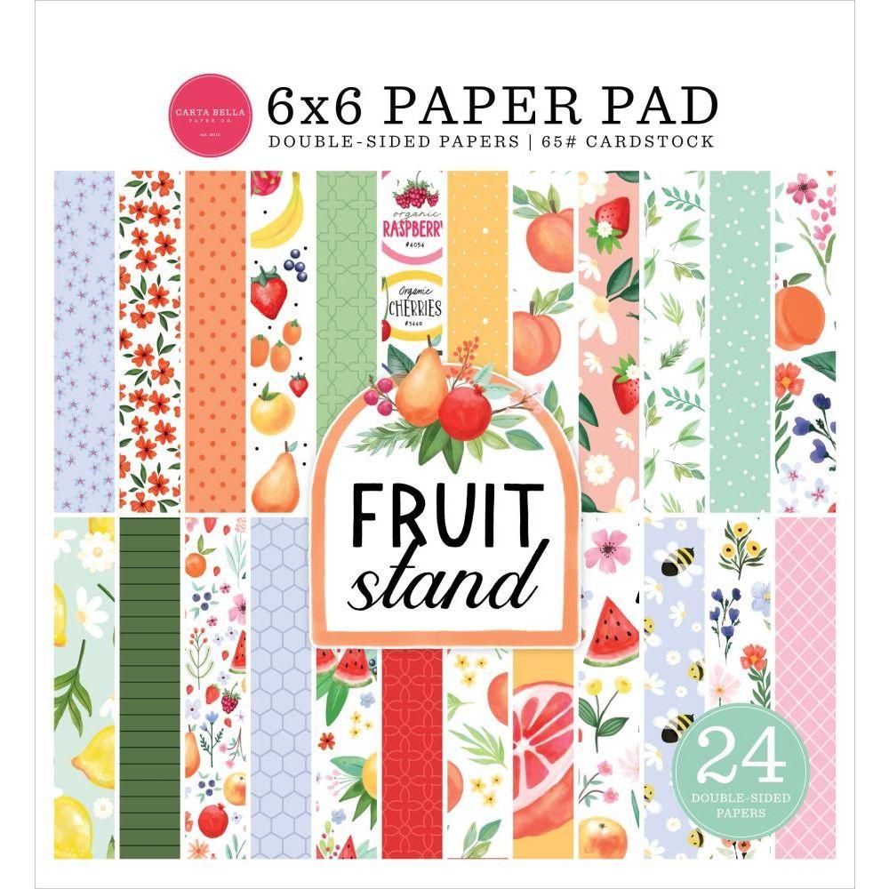 Carta Bella Fruit Stand 6 x 6 Paper Pad cbfst379023