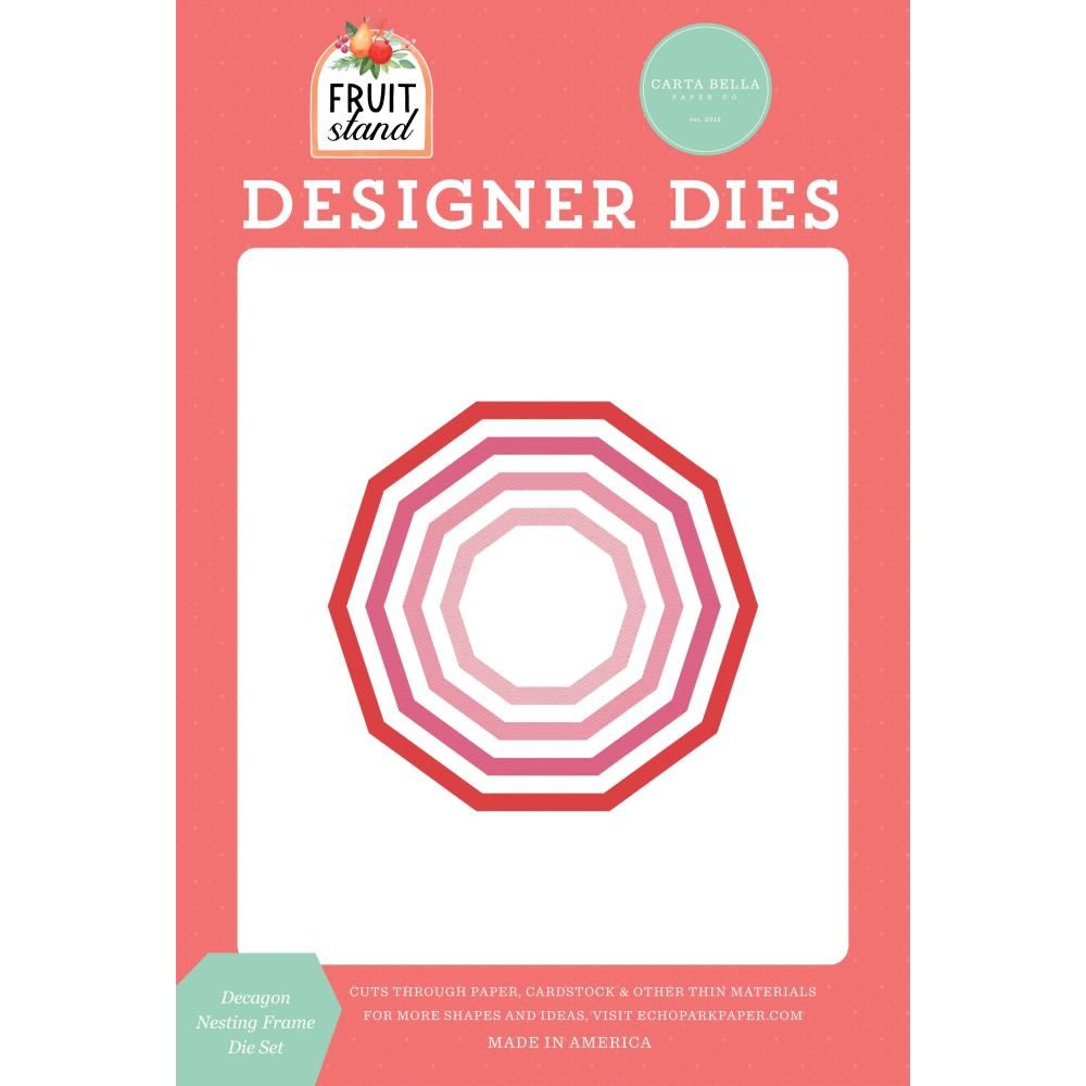 Carta Bella Decagon Nesting Frame Dies cbfst379043