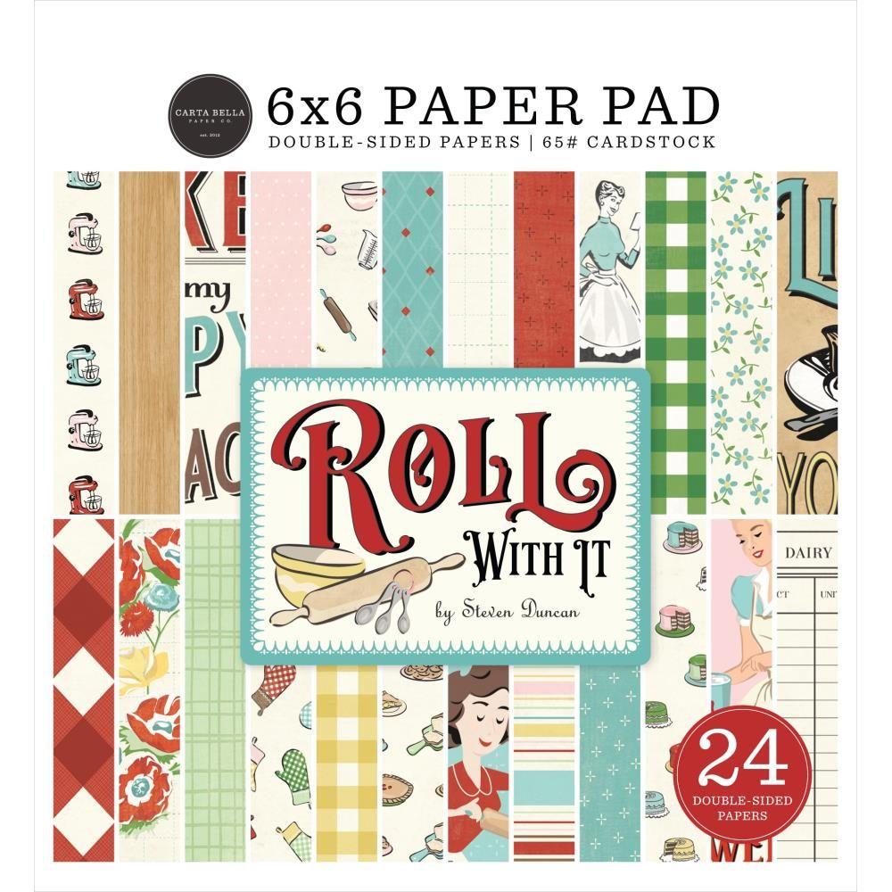 Carta Bella Roll With It 6 x 6 Paper Pad cbr378023