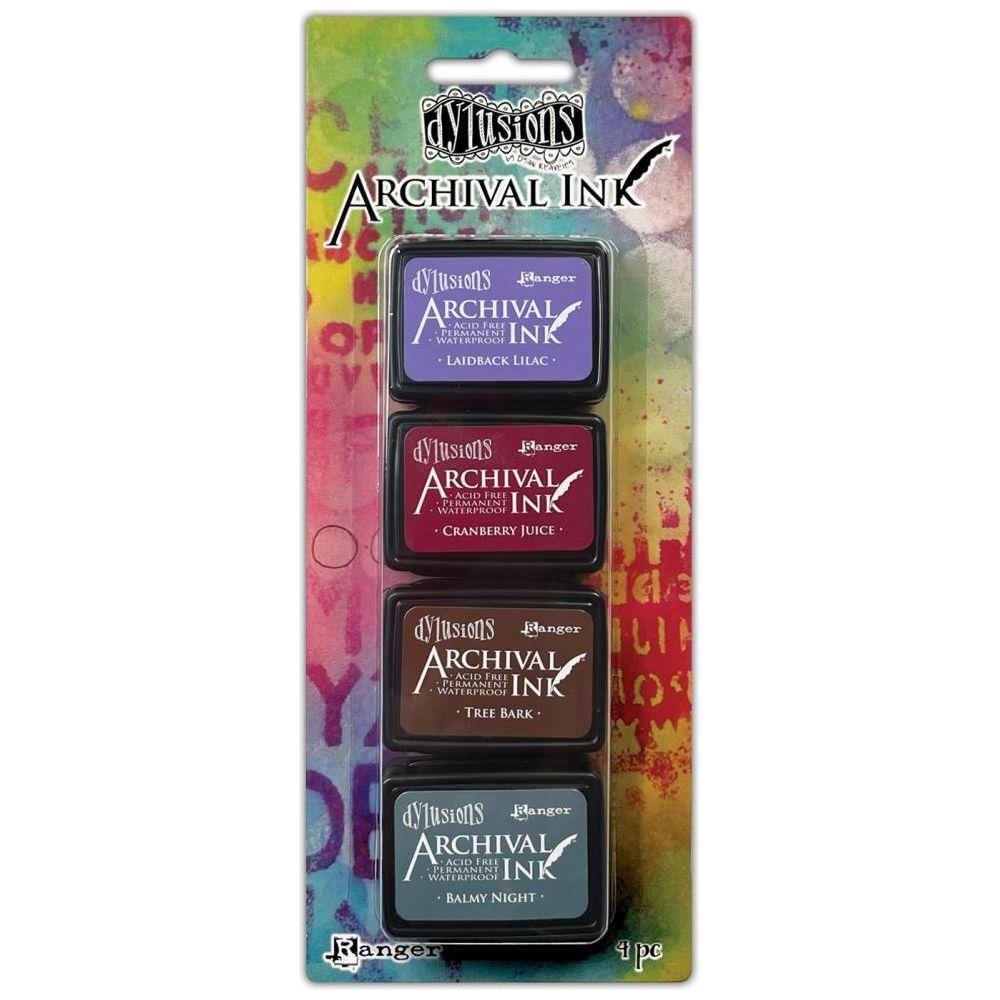 Ranger Dylusions Mini Archival Ink Pads Kit 4 Dyan Reaveley amdk85249