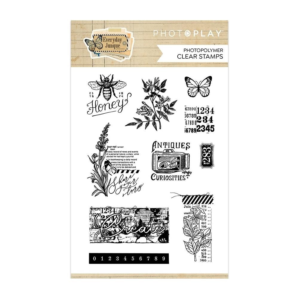 PhotoPlay Everyday Junque Elements Clear Stamps edj4612