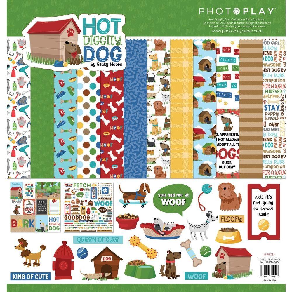 PhotoPlay Hot Diggity Dog 12 x 12 Collection Kit hdd4590