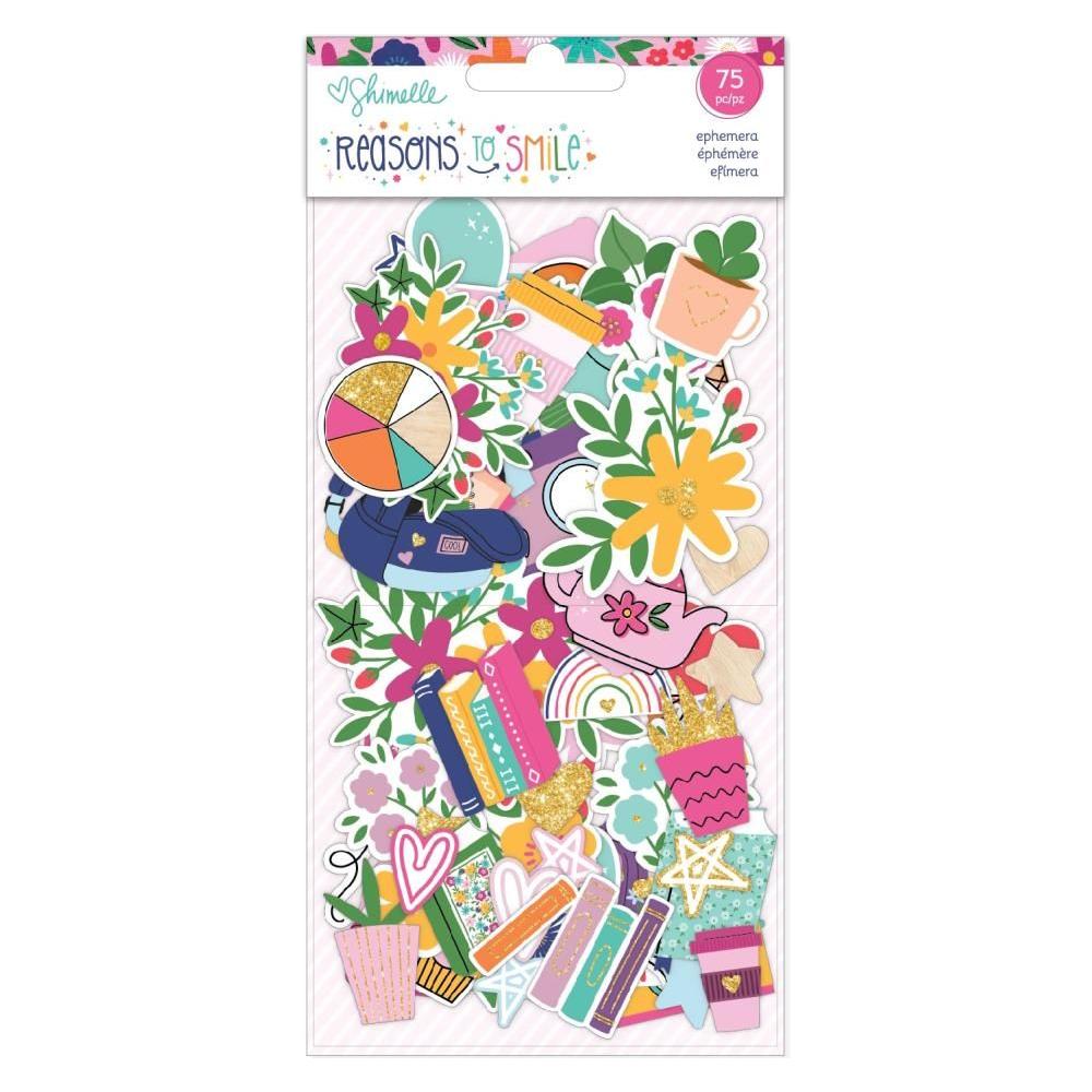 American Crafts Shimelle Reasons To Smile Icons Ephemera 34031633