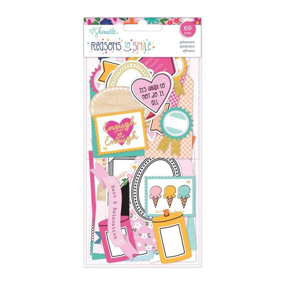 American Crafts Shimelle Reasons To Smile Journal Ephemera 34031634